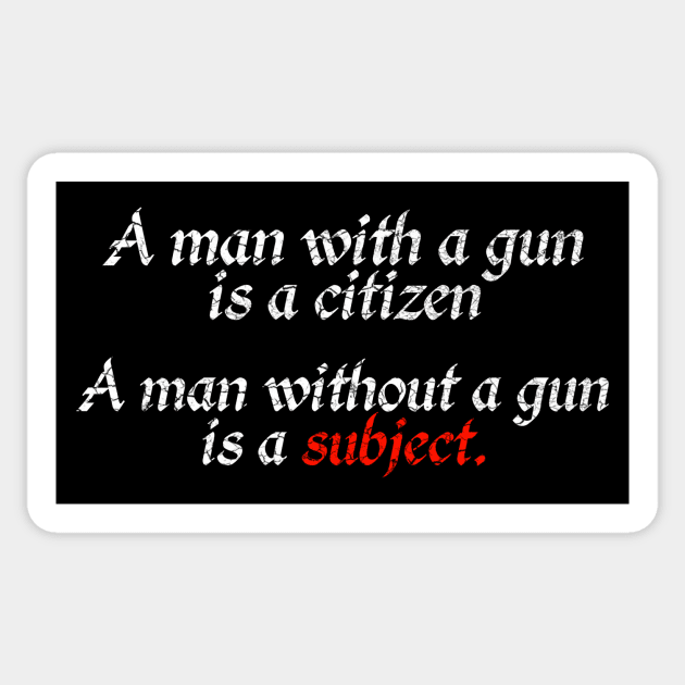 Citizen or Subject Sticker by LedgeableDesigns